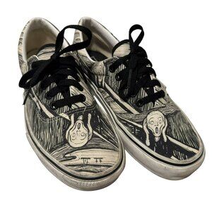 MoMA  X Vans Era Edvard Munch THE SCREAM Lace Up Skateboard Sneakers 7.5 M 9.0 W
